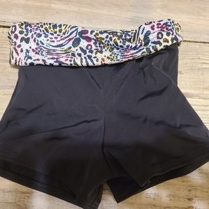 Small Adult Black Dance, Cheer shorts